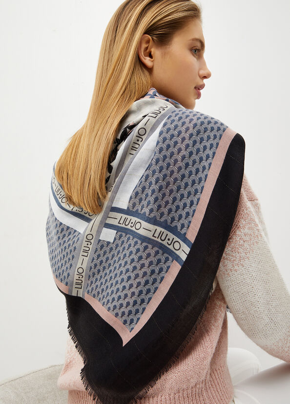 Foulard ecosostenibile con stampa