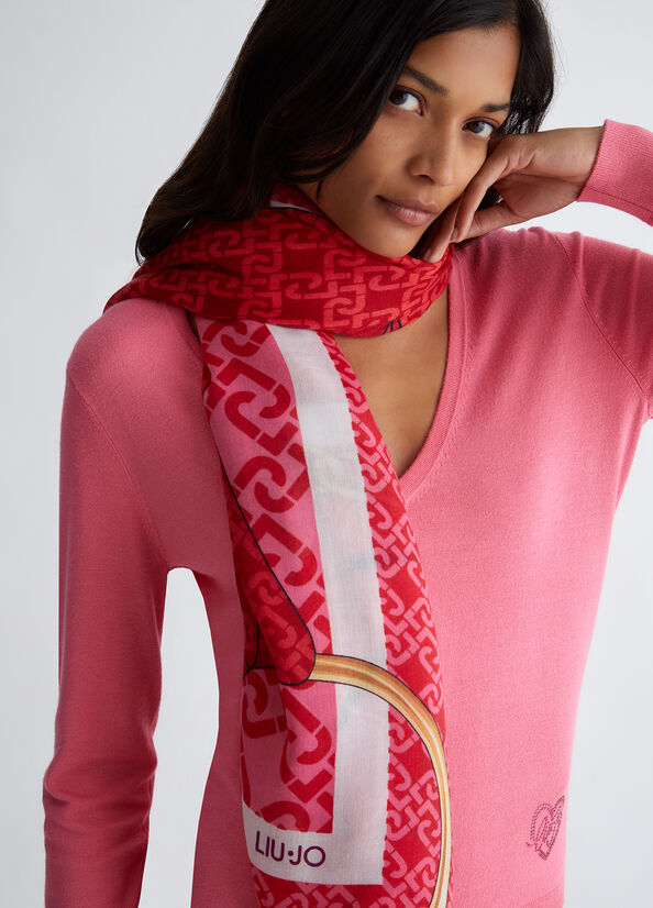Foulard ecosostenibile con stampa