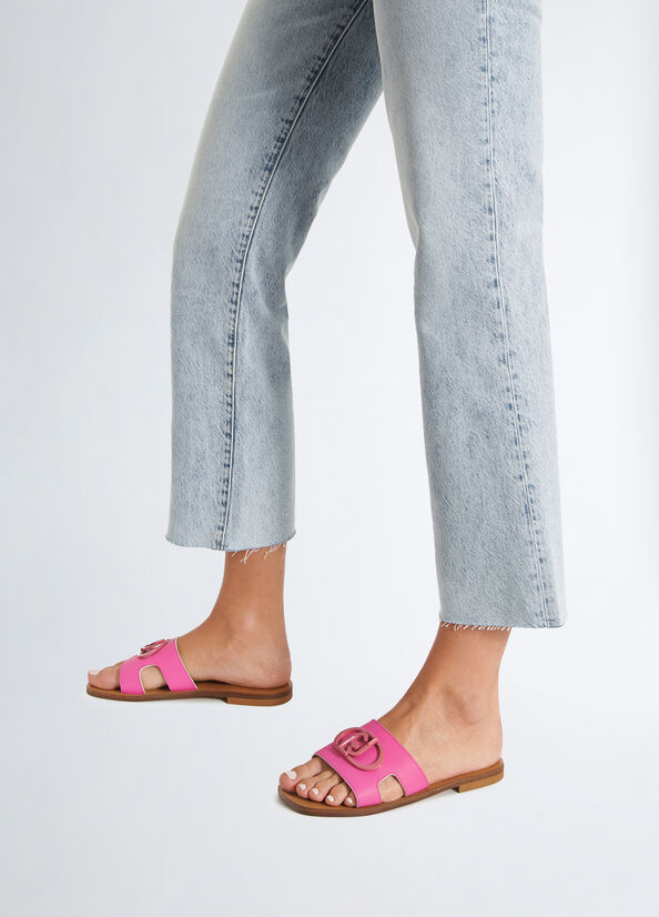 Ciabatte flat con logo
