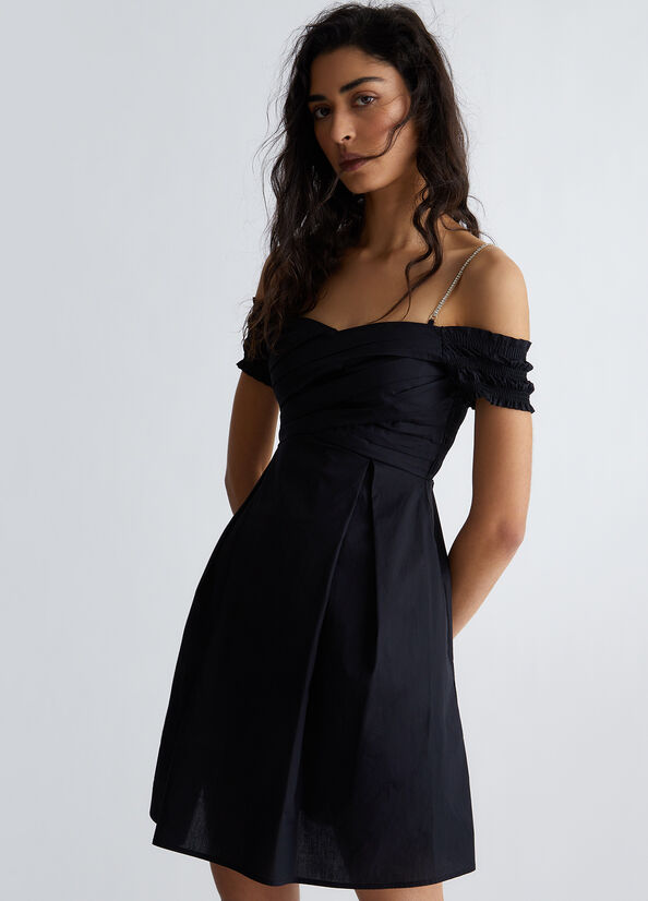 Vestito in popeline di cotone