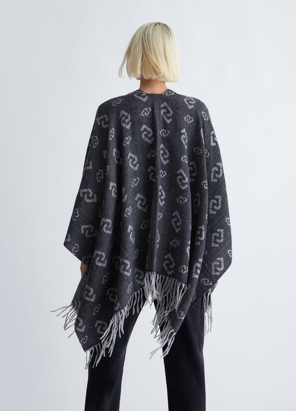 Poncho con logo