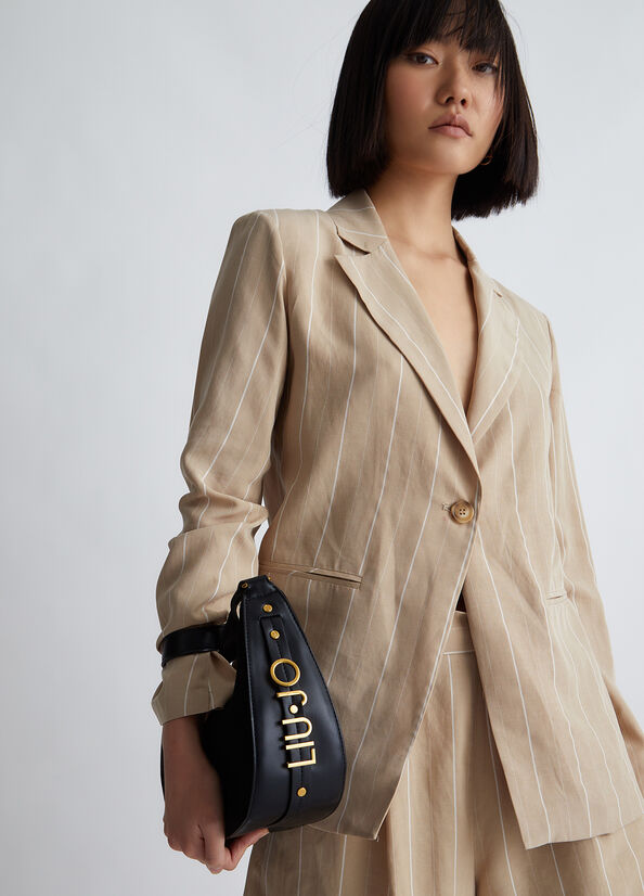 Borsa a mano effetto suede