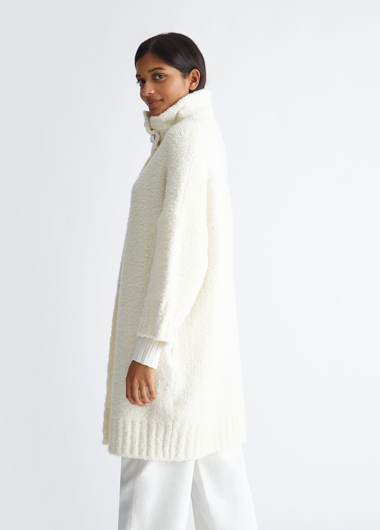 Bouclé coat