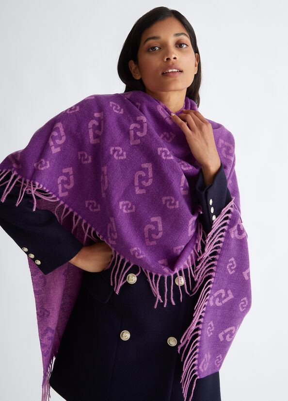 Poncho con logo