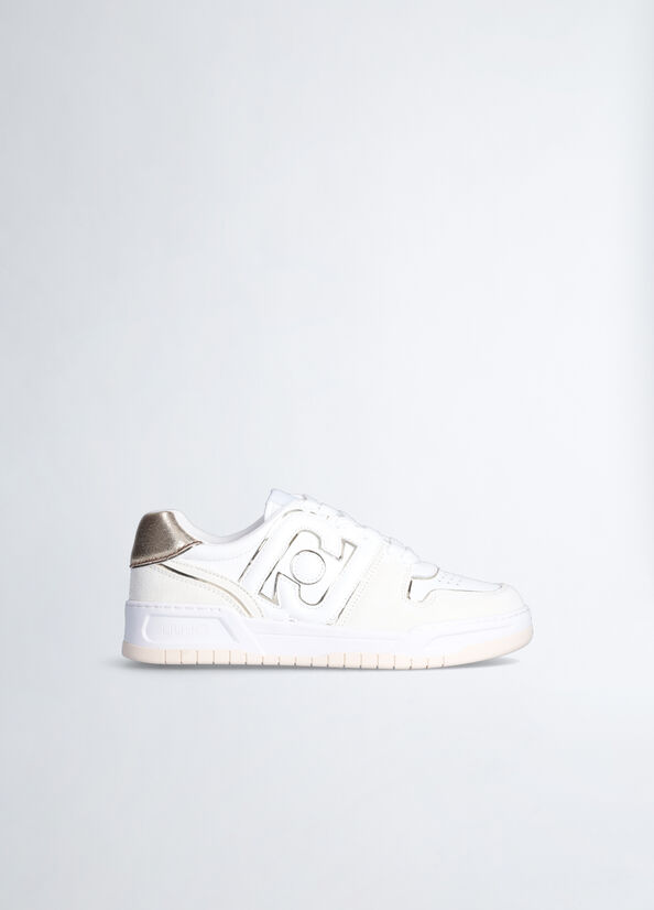 Sneakers basket in pelle