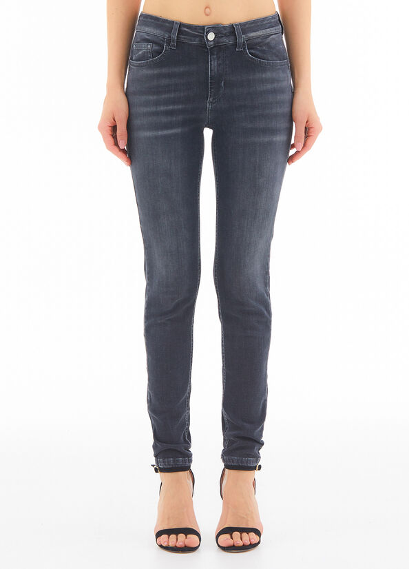 Jeans skinny vita alta