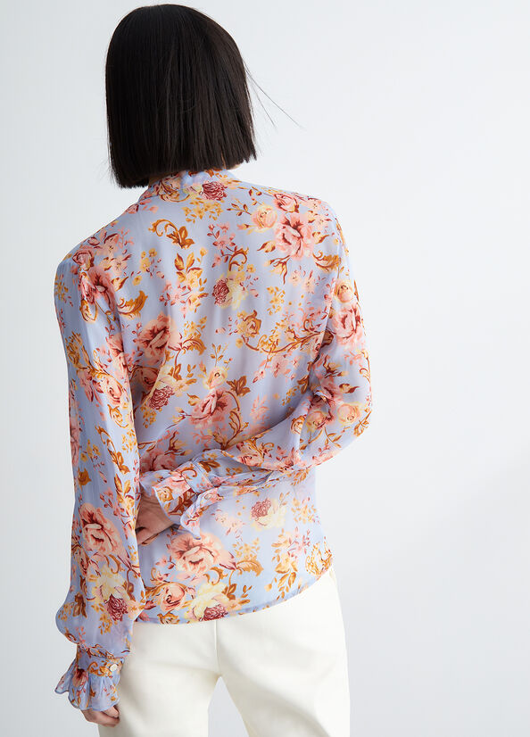 Camicia floreale ecosostenibile