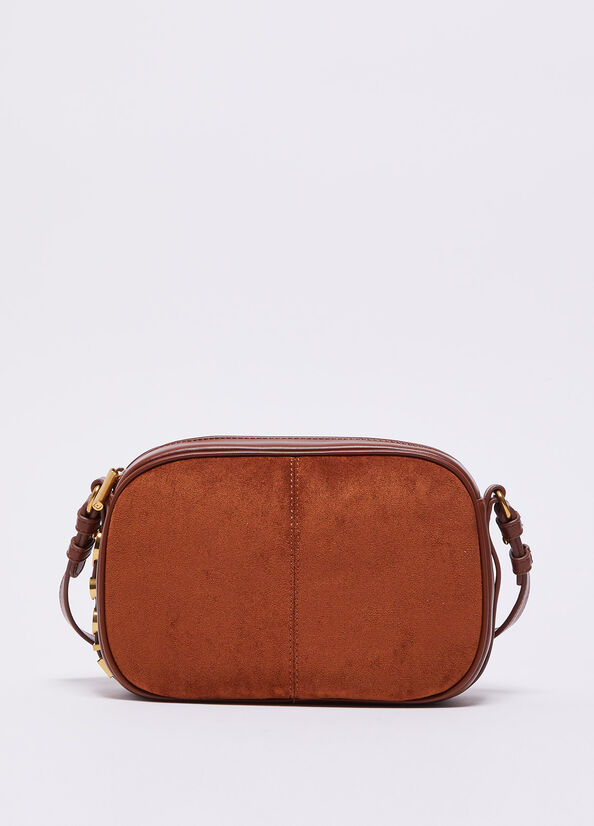 Borsa a tracolla in suede
