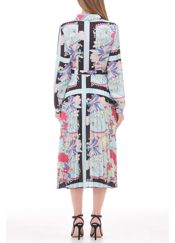 Vestito midi in raso