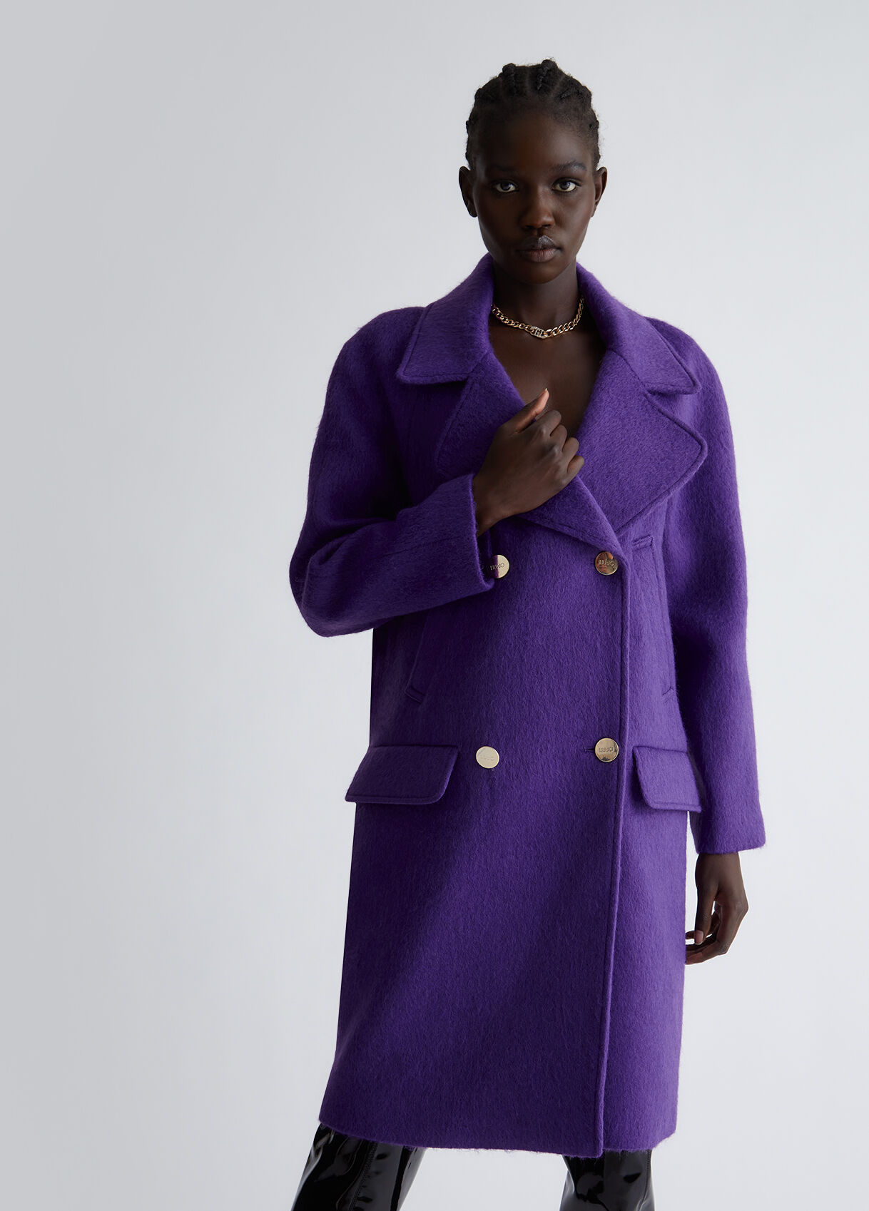 Double-breasted coat