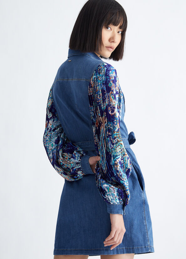 Vestito chemisier in denim