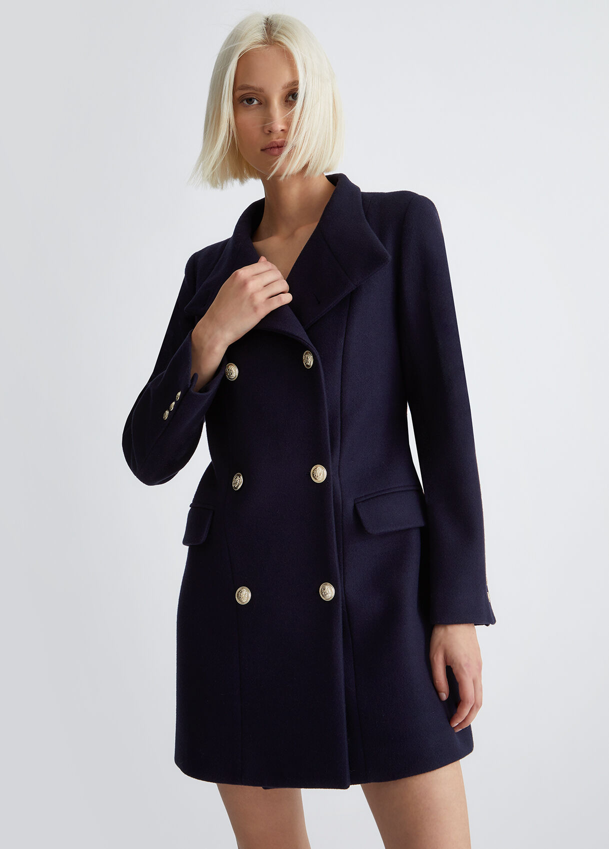 Double-breasted coat