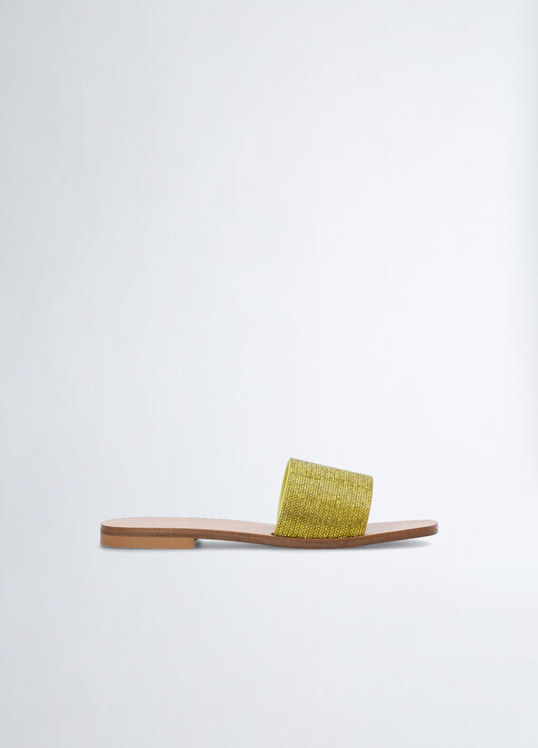 Ciabatte flat con strass