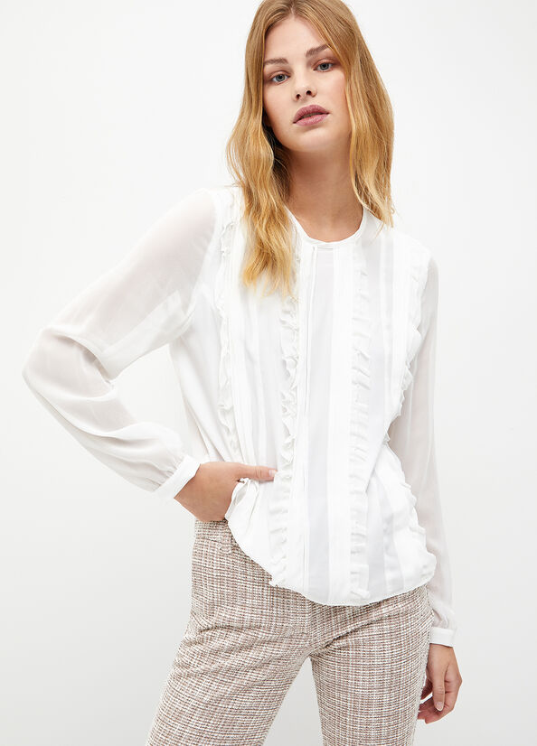 Blusa in georgette