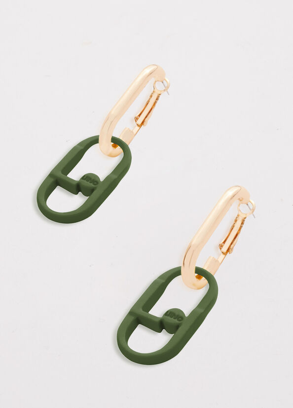 Orecchini pendenti con monogram