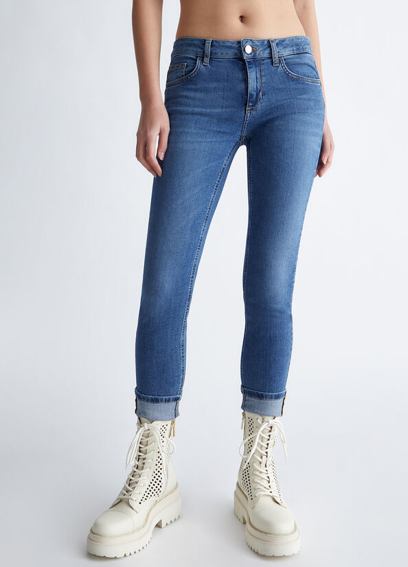 Jeans skinny bottom up