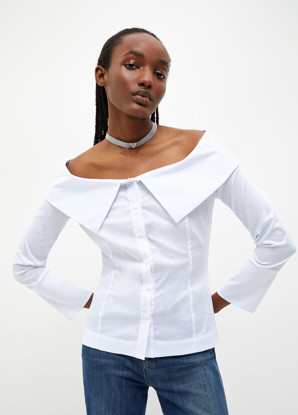 Blusa in popeline