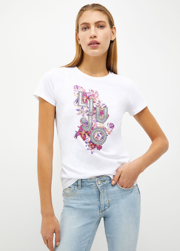 T-shirt ecosostenibile con logo