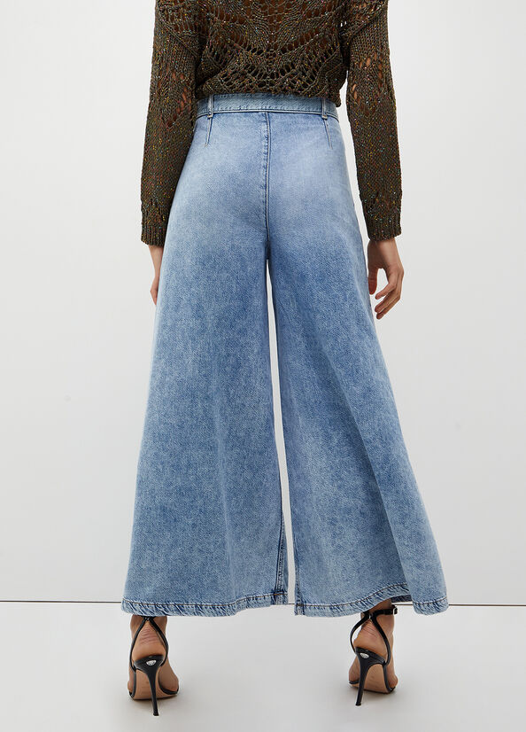 Jeans flare ecosostenibile
