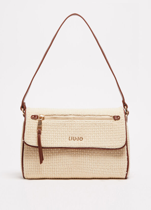 Borsa a mano in rafia