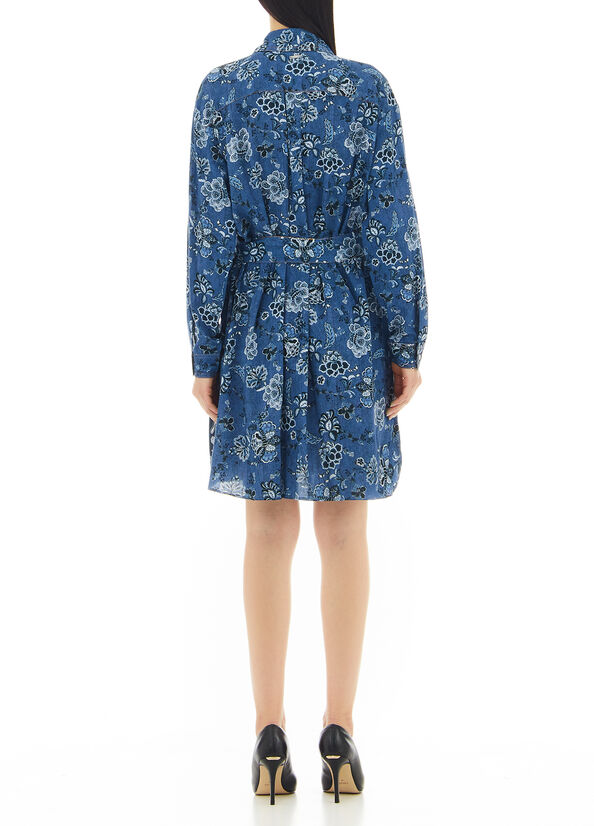 Vestito corto in denim
