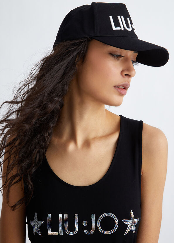 Cappello da baseball in cotone con logo