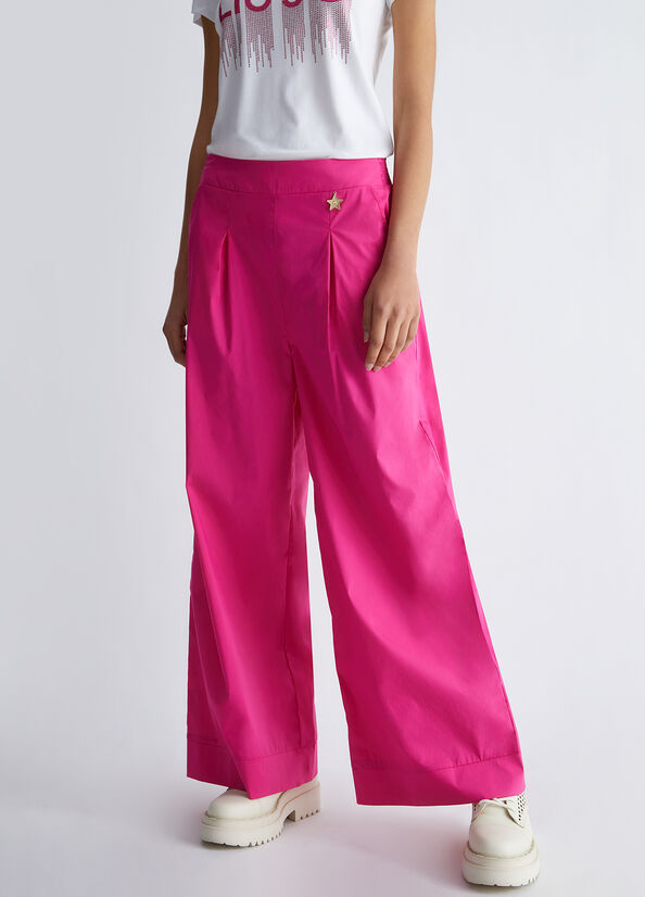 Pantaloni in popeline