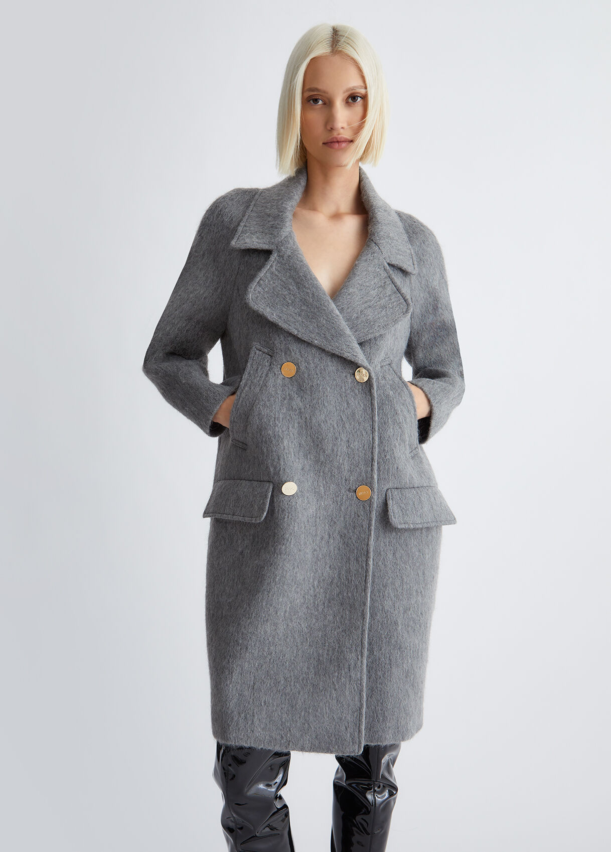 Double-breasted coat