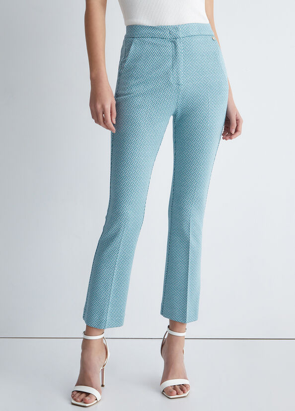 Pantaloni jacquard