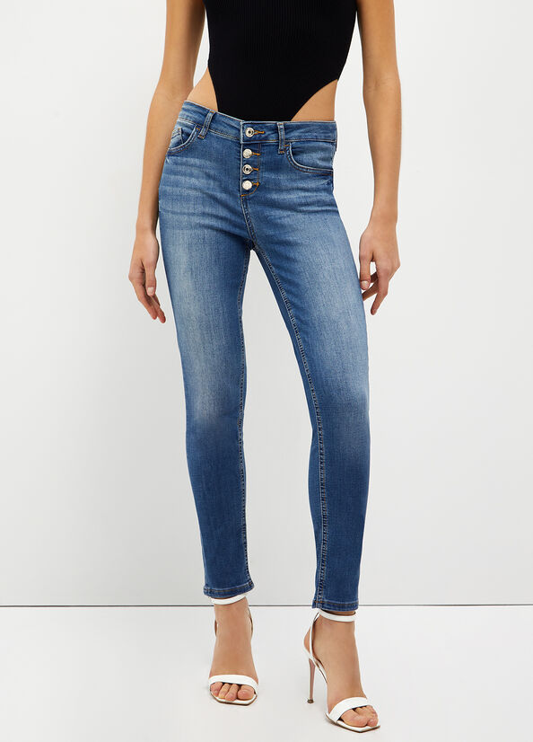 Jeans skinny bottom up