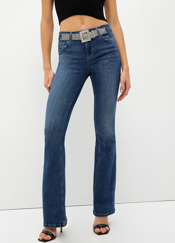 Jeans flare vita alta Bottom Up