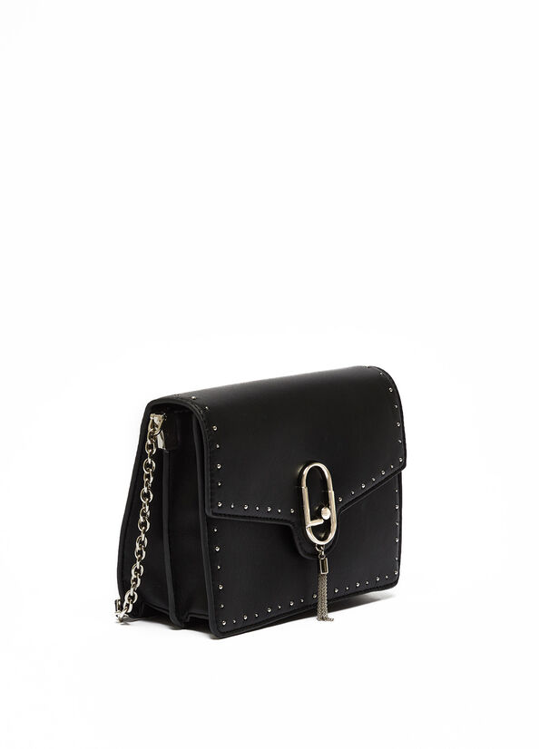 Borsa a tracolla con borchie