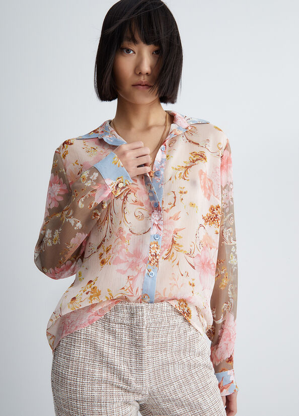 Camicia floreale ecosostenibile