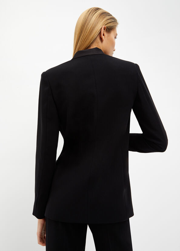 Blazer in crêpe