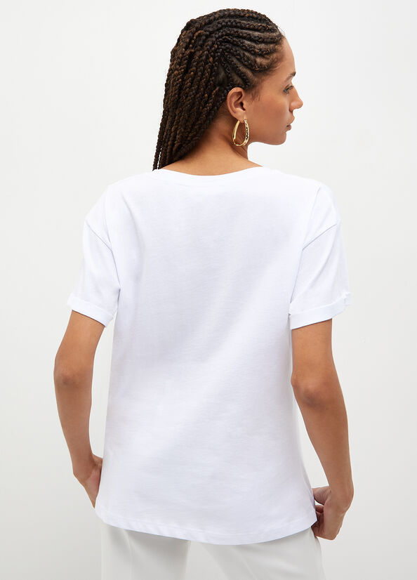 T-shirt con stampa Lips