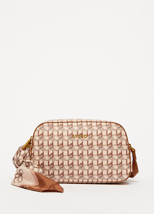 Borsa a tracolla con foulard