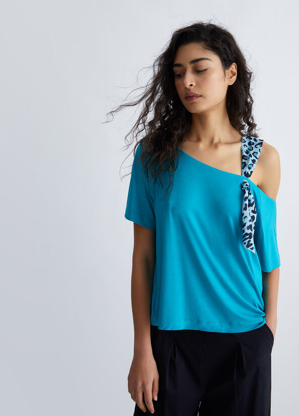 T-shirt con fiocco