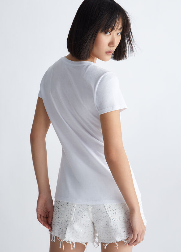 T-shirt ecosostenibile con stampa