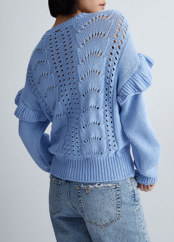 Maglia crochet in cotone