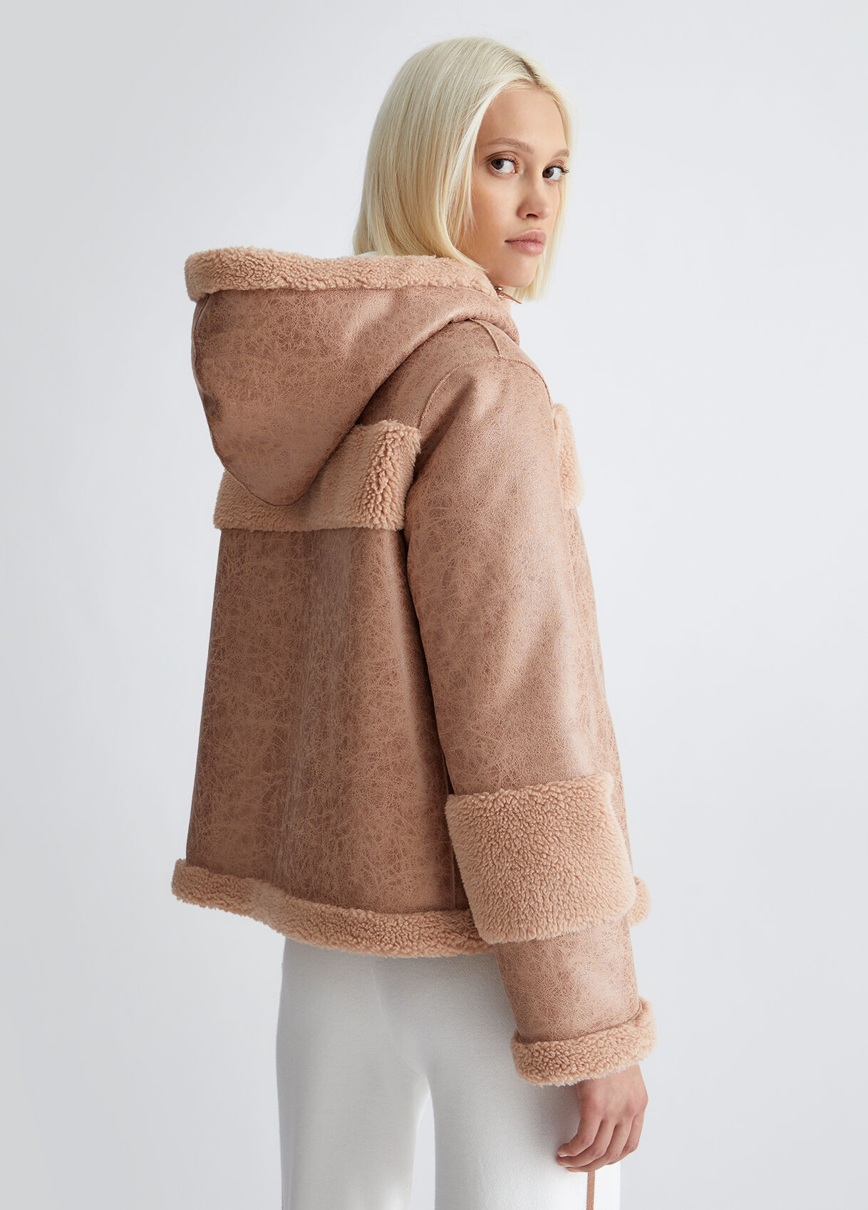 Faux shearling jacket