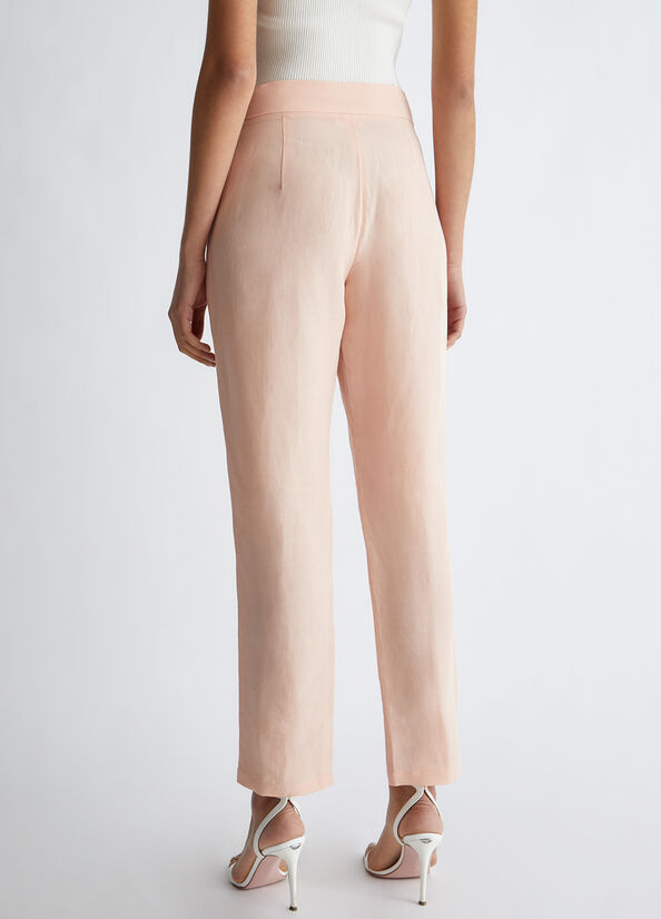 Pantaloni in misto lino