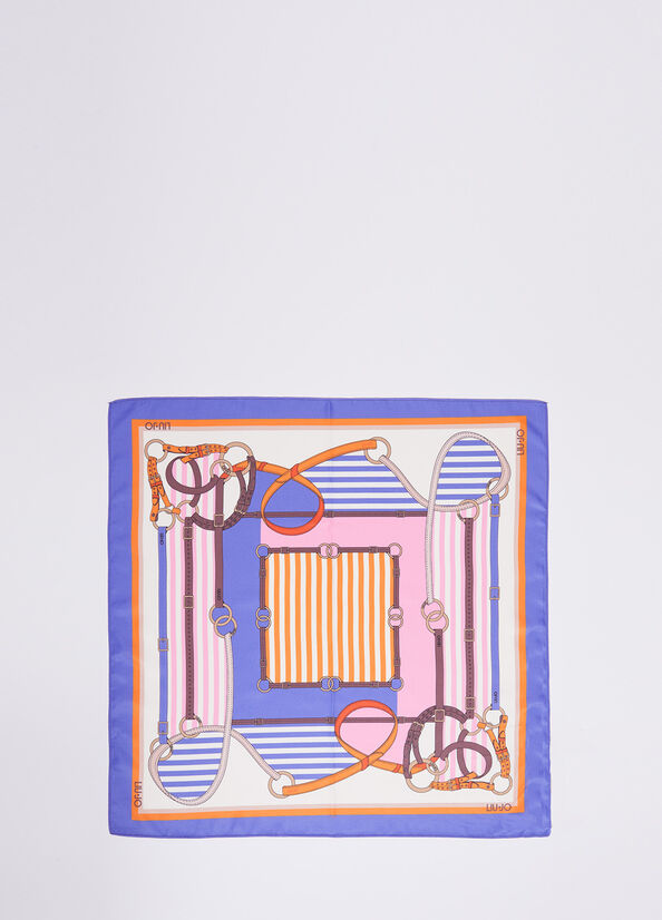 Foulard ecosostenibile con stampa cinture
