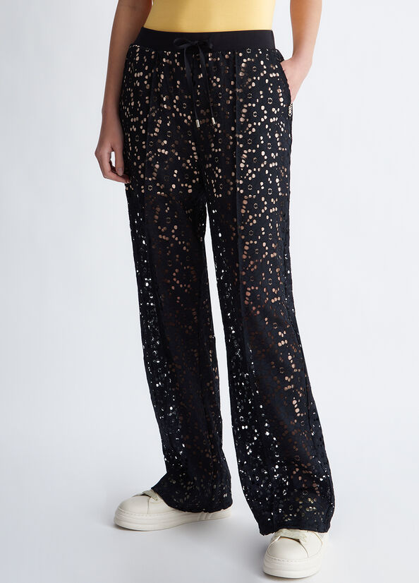 Pantaloni pizzo San Gallo