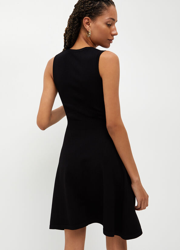 Vestito in maglia con zip