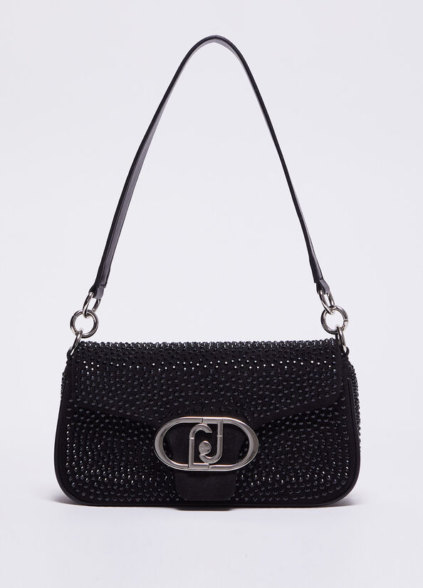 Borsa a mano con strass