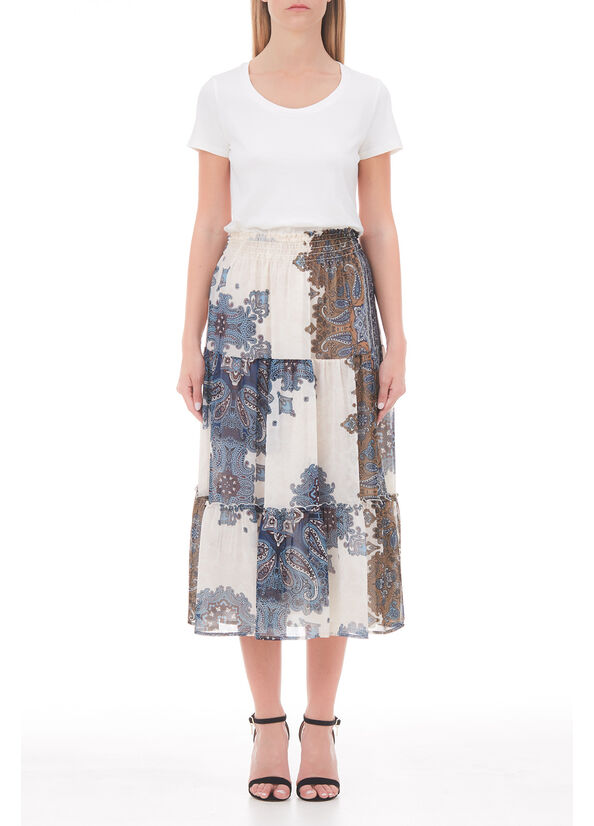 Vestito midi con stampa