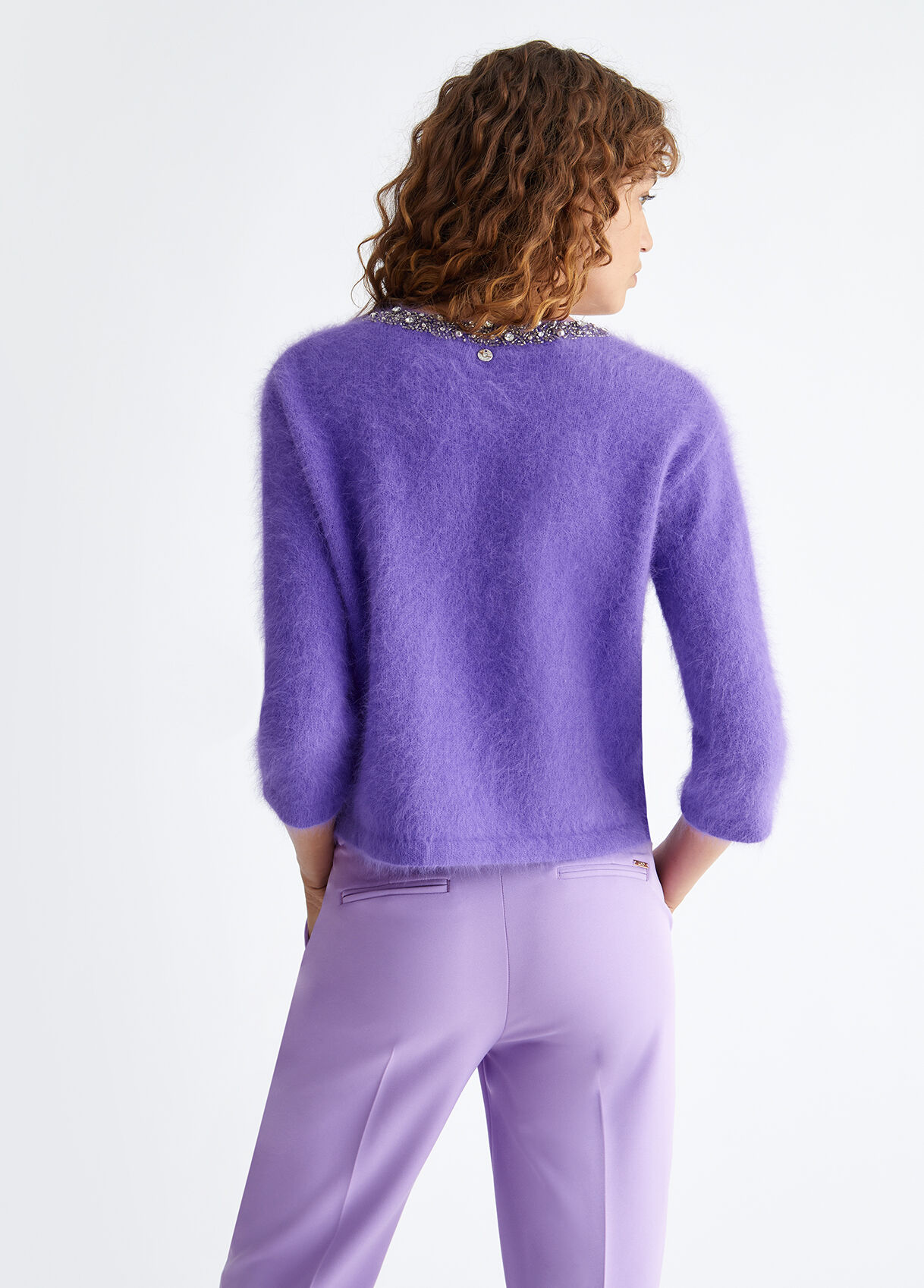 Jumper with gemstones