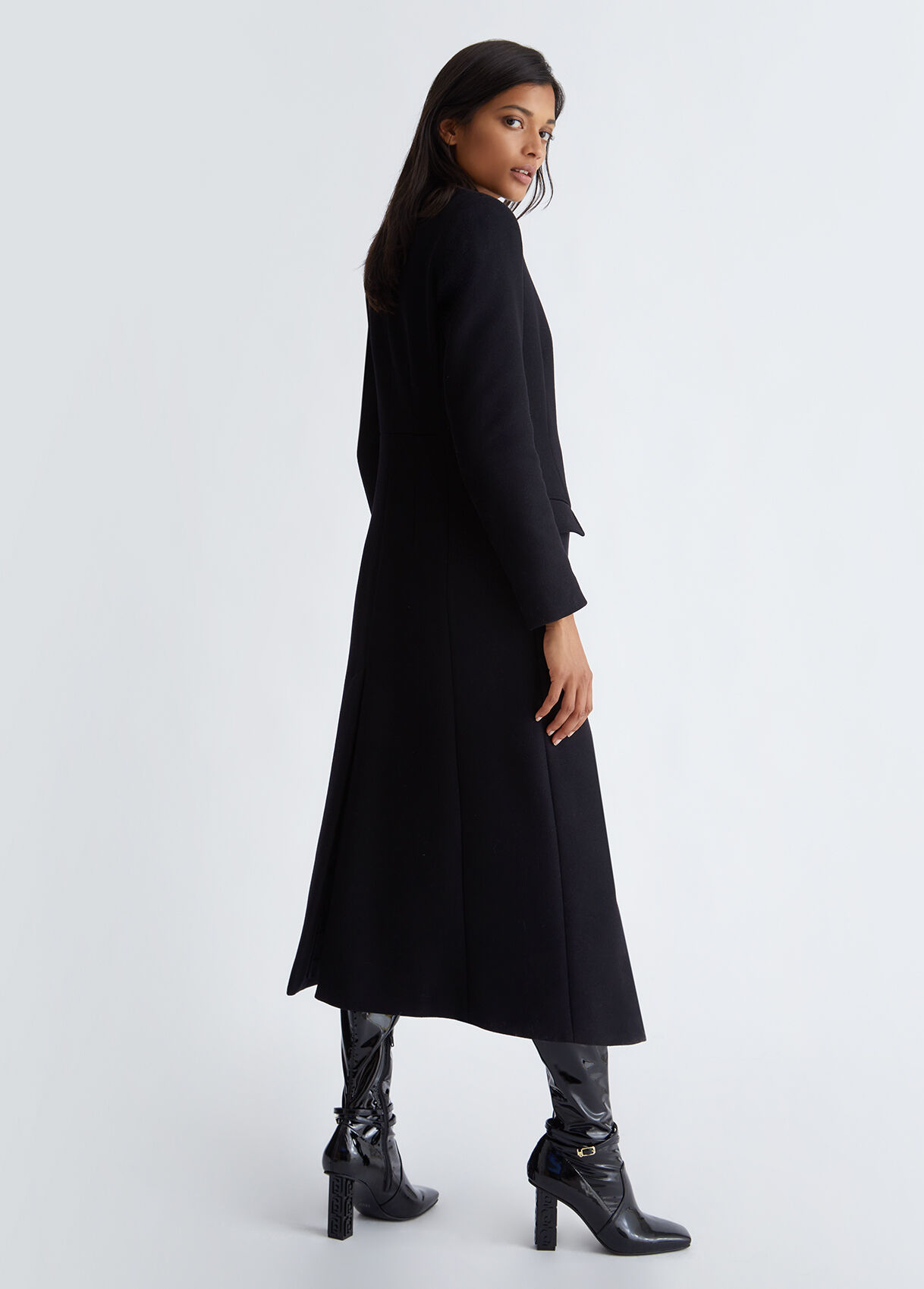 Long black coat