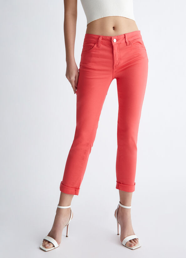 Pantaloni Bottom Up con ricamo