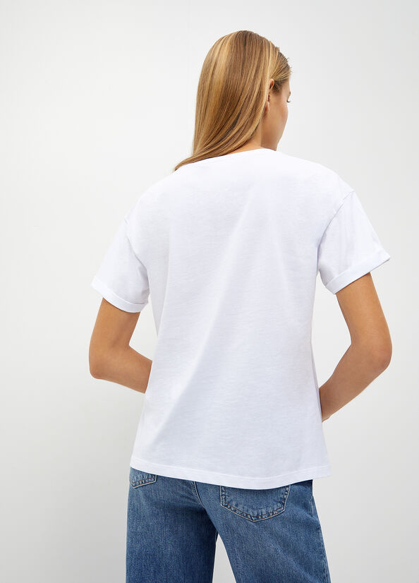T-shirt con taschino